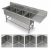 Thumbnail image #3 for John Boos Pro-Bowl 4-Compartment Sink with Right Drainboard, 16-Gauge Stainless Steel, 24