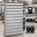 Thumbnail image #3 for Quantum Heavy-Duty Stationary Wire Shelving Unit with 13 Shelves and 144 Clear Bins, 36 x 12 x 75 Inches