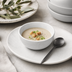 Thumbnail image #4 for Ridge 8 oz White Marble Melamine Bouillon Bowl, 4-1/2 Inch, Matte Finish