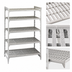 Thumbnail image #4 for Cambro Camshelving Premium 18 x 42 x 84-Inch 5-Tier Vented Polymer Shelving Starter Unit