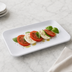Thumbnail image #3 for American Metalcraft Mix & Matte 12 Inch Rectangular Melamine Platter, Matte White
