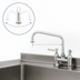 Thumbnail image #3 for T&S Brass B-0227 Deck Mount Mixing Faucet with 8-Inch Swing Nozzle, 4-Inch Centers