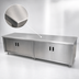 Thumbnail image #3 for Advance Tabco Special Value Economy Enclosed Work Table, 108 x 30 Inch, 16 Gauge 304 Stainless Steel Top