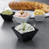Thumbnail image #3 for American Metalcraft 2 oz Square Black Melamine Sauce Cup