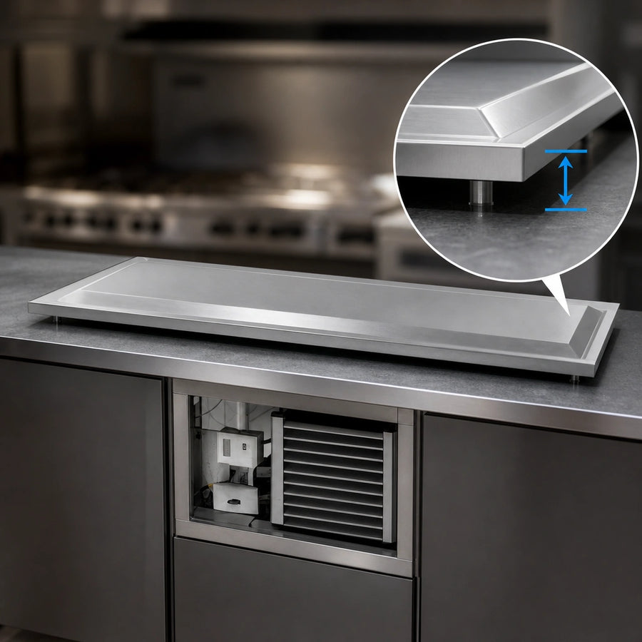 Raised Stainless Steel Top