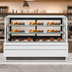 Thumbnail image #4 for Turbo Air 72-1/2-Inch Full-Service Countertop Pastry Display Case with Straight Front Glass and Sliding Rear Doors