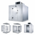 Thumbnail image #3 for AmeriKooler Quick Ship Indoor 6' x 8' Walk-In Cooler with Aluminum Floor and Top-Mount Self-Contained R-448A Refrigeration