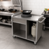 Thumbnail image #3 for Town Equipment Mobile Gas Wok Range, Single-Chamber, 24-Inch Base