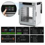 Thumbnail image #4 for Metro HotBlox™ HBCW8-DCPC-CT 8-Pan Pass-Thru Insulated Holding Cabinet, Digital Touchscreen, Clear Doors, Countertop/Stacking
