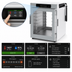 Thumbnail image #4 for Metro HotBlox™ Wide 8-Pan Pass-Thru Insulated Holding Cabinet, Digital Touchscreen, Clear Front and Rear Doors, Countertop/Stacking