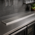 Thumbnail image #3 for Micro Matic Surface-Mount Stainless Steel Drip Tray Trough with Louvered Screen, 84 x 8 Inches