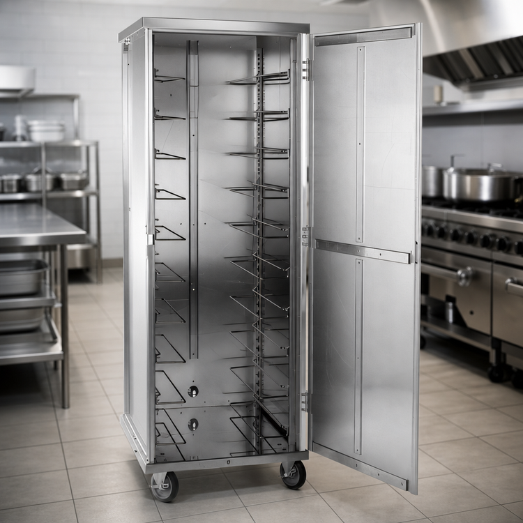Product image #3 for Cres Cor 103UA13D Mobile Single-Compartment Enclosed Non-Insulated Universal Angle Pan Rack Cabinet