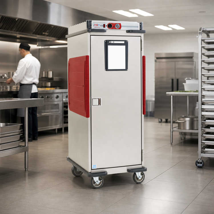 Product image #3 for Metro C5 Transport Armour T-Series Full-Height Mobile Heated Holding Cabinet with Adjustable Lip Load Slides