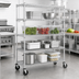 Thumbnail image #3 for Metro Super Erecta 4-Shelf Wire Stem Caster Cart, 48 x 24 x 69 Inches