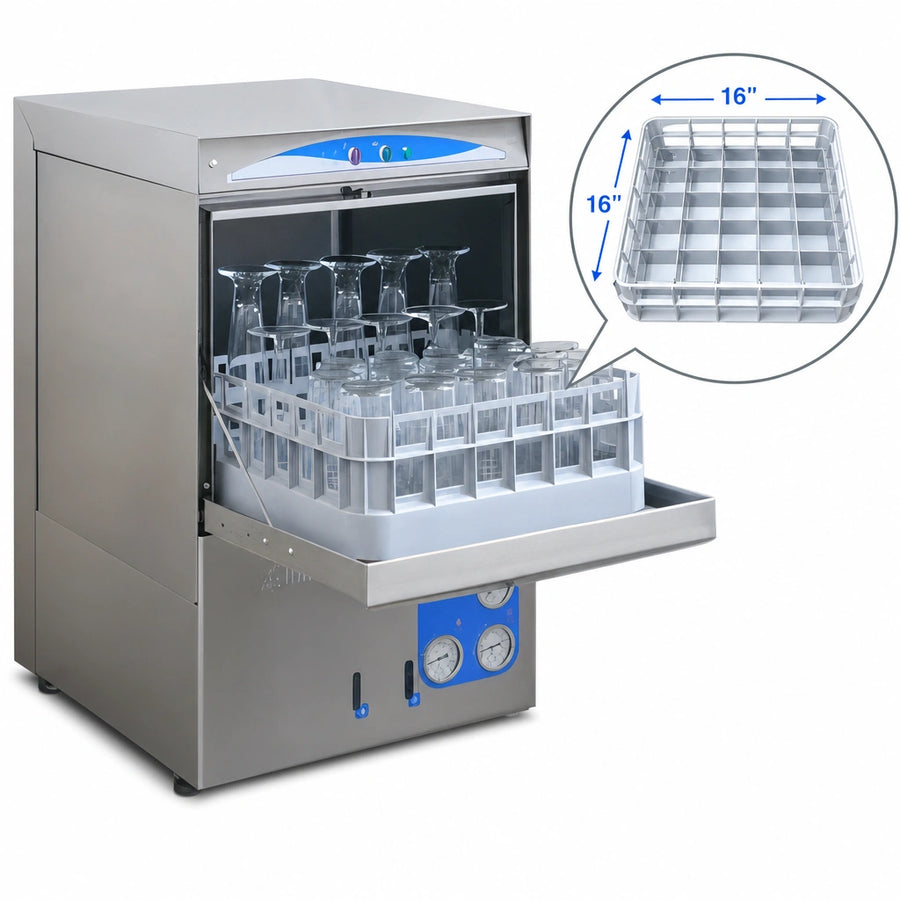 16" x 16" Square Basket Capacity
