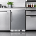 Thumbnail image #4 for Summit Appliance SCF505SSTBADA Upright Undercounter All-Freezer with Stainless Steel Door and 32-Inch Height