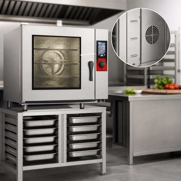 Product image #3 for Vulcan TCM Series 6-Level Half-Size Electric Boilerless Combi Oven