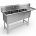Thumbnail image #3 for John Boos Pro-Bowl 3-Compartment Sink with 30-Inch Right Drainboard