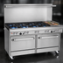 Thumbnail image #3 for Southbend Ultimate 60-Inch Gas Restaurant Range with 6 Star/Saute Burners, 24-Inch Griddle/Broiler, Standard Oven, and Cabinet Base