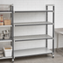 Thumbnail image #3 for Cambro Camshelving Elements XTRA 4-Tier Stationary Add-On Polymer Shelving Unit, 18