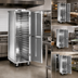 Thumbnail image #3 for Cres Cor Full-Height Mobile Enclosed Aluminum Pan Rack Cabinet, Single-Wall, Non-Insulated, 20 Full-Size Pan Capacity