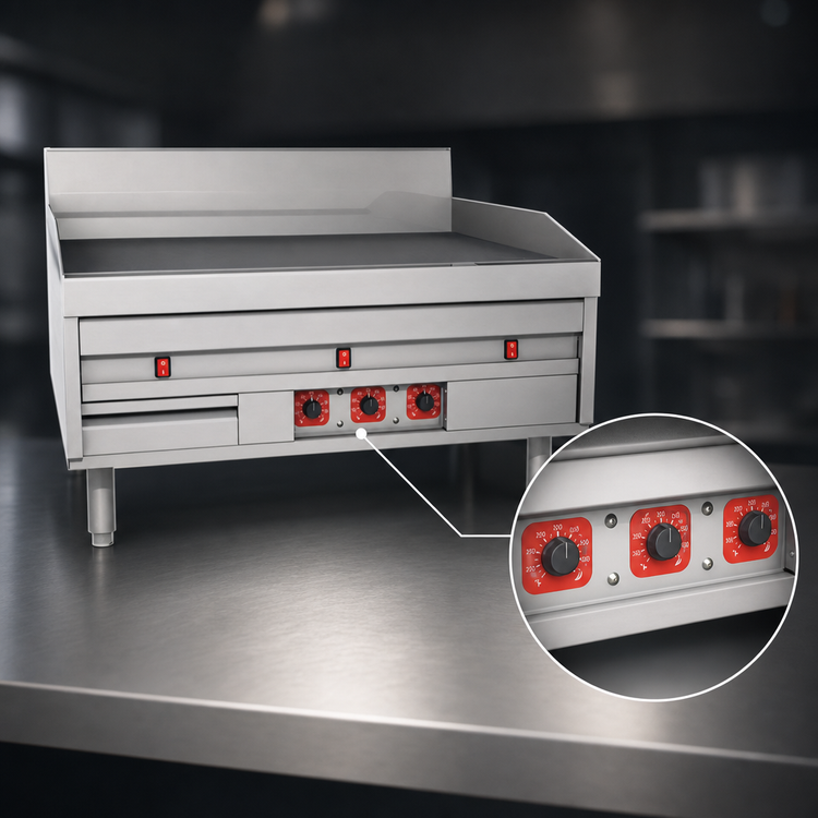 Product image #3 for Magikitch'n 36-Inch Countertop Electric Griddle with 35-3/4 x 24-Inch Cooking Surface and Thermostatic Controls