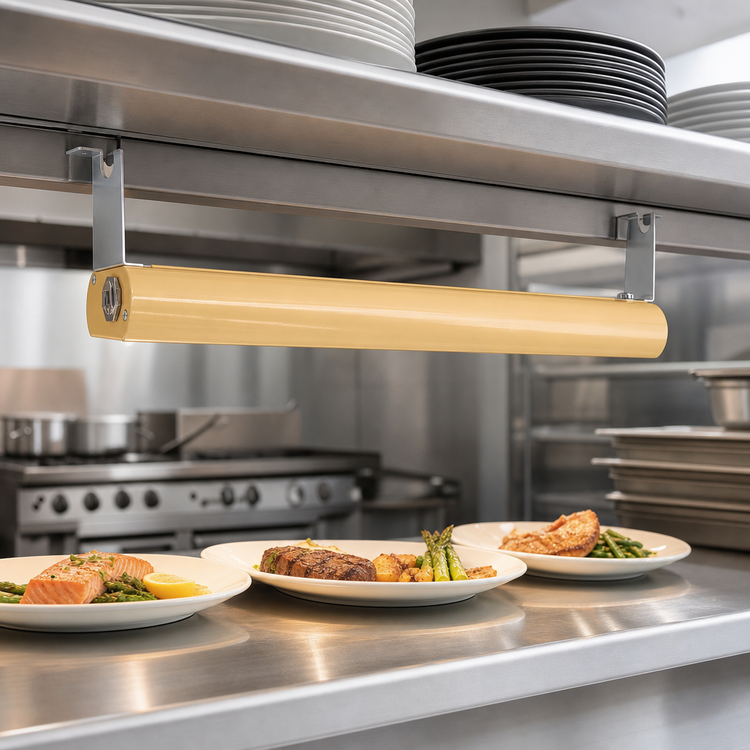 Product image #3 for Vollrath 60-Inch Low Profile Unlighted Strip Heat Lamp with Remote Toggle Switch