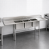 Thumbnail image #3 for Eagle Group S16 Series 95-1/2-Inch Wide 3-Compartment Stainless Steel Sink with Right-Hand Drainboard