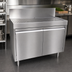 Thumbnail image #3 for CHOICE by Glastender 42-Inch Freestanding Stainless Steel Drainboard Cabinet with Hinged Doors