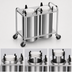 Thumbnail image #3 for Atlas Metal MOPD3H-5-3/4 3-Stack Mobile Heated Plate Dispenser