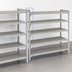 Thumbnail image #4 for Cambro Camshelving Premium Stationary 5-Tier Vented Add-On Polymer Shelving Unit, 21 x 72 x 84 Inch, Speckled Gray