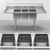 Thumbnail image #3 for Advance Tabco Convenience Store 3-Compartment Sink with Left and Right Drainboards, 58-Inch Wide