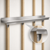 Thumbnail image #3 for Eagle Snap-n-Slide 72-Inch-Wide x 12-Inch-Deep Wall-Mounted Shelf, Rolled Front Edge, 16/430 Stainless Steel