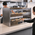 Thumbnail image #3 for BKI 2TSM-3824R Countertop Pass-Through Sandwich Warmer with 2 Slanted Shelves