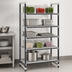 Thumbnail image #3 for Cambro Camshelving Elements XTRA 30 x 24 x 72 Inch 5-Tier Vented Stationary Starter Unit, Speckled Gray