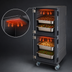 Thumbnail image #3 for Cambro Pro Cart Ultra Electric Top-Heated Two-Compartment Hot Food Pan Carrier