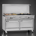 Thumbnail image #3 for Southbend Ultimate 60-Inch Commercial Gas Range with 4 Open Burners, 36-Inch Griddle, and 2 Convection Ovens