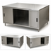 Thumbnail image #3 for Dual Access Stainless Steel Enclosed Work Table with Cabinet Base and Sliding Doors, 72 x 24 Inches