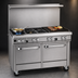 Thumbnail image #3 for Southbend Ultimate 48-Inch Gas Restaurant Range with 36-Inch Charbroiler and Double Space Saver Ovens