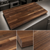 Thumbnail image #3 for Boos Block American Black Walnut Blended Edge Grain Kitchen Countertop with Varnique Finish, 60 x 42 x 1-1/2 Inch