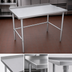 Thumbnail image #3 for John Boos Stallion 60 Inch x 24 Inch Stainless Steel Work Table with 1-1/2 Inch Rear Up-Turn