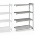 Thumbnail image #4 for Cambro Camshelving Premium 4-Shelf Vented Polymer Add-On Shelving Unit, 18 x 48 x 72 Inches, Speckled Gray
