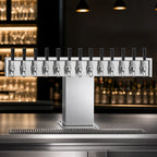 Thumbnail image #3 for Perlick Corporation 4006S12B2 12-Faucet Extra-High Wide Base Countertop Glycol-Cooled Tee Draft Beer Tower, Stainless Steel