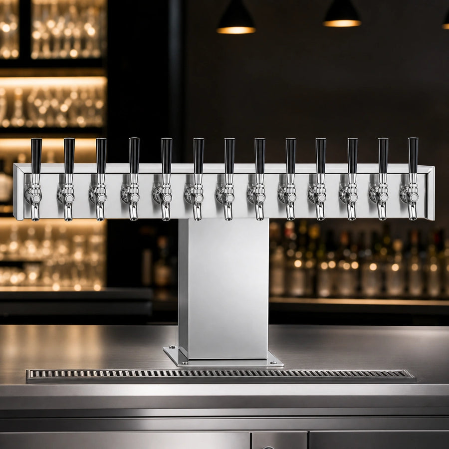 12-Faucet Wide Base