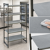 Thumbnail image #3 for Camshelving Basics Plus 5-Shelf Solid Stationary Shelving Starter Unit, 18 x 60 x 84 Inches, Brushed Graphite