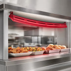Thumbnail image #3 for Hatco Glo-Ray® GR5A-42 Curved Unlighted Infrared Strip Heater, 42 Inch, 675 Watt, Aluminum Housing