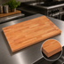 Thumbnail image #3 for Boos Block American Cherry Wood Kitchen Countertop with Blended Edge Grain, 30 x 25 x 1-1/2 Inch, Penetrating Oil Finish