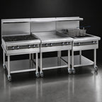 Thumbnail image #3 for Imperial (Middleby) Spec Series IHR-G18-M 18-Inch Countertop Gas Modular Add-A-Unit Griddle, Manual Controls, 1-Inch Plate