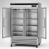 Thumbnail image #3 for Turbo Air Super Deluxe 39.9 Cu. Ft. Two-Section Reach-In Freezer, Stainless Steel, Bottom Mount