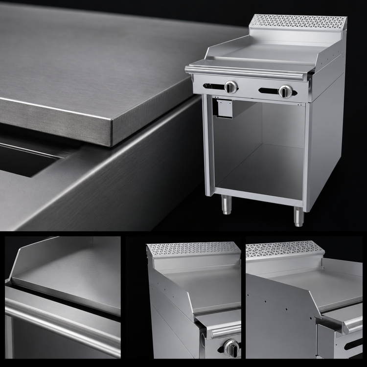 Product image #3 for Garland Cuisine Series 24-Inch Heavy Duty Gas Griddle Add-A-Unit, Cabinet Base, Manual Hi-Lo Control